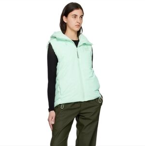 Rains Mint Green Puffer Vest
